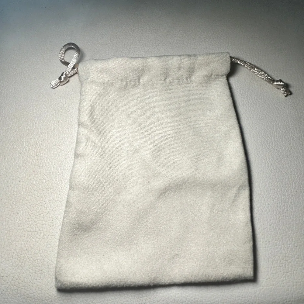 Kendra Scott Jewelry Pouch Bag Gift Box Storage Dust Bag Drawstring‎ White Gold